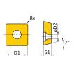 HM-Ersatzwendeplatten Optimum ISO SNMG150608 Produktbild