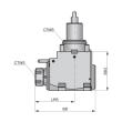 Dormer Pramet HAAS BMT 65 - Radial Bohr- und Fräskopf für externe Kühlung BMT.65-RH.ER32.072.IEC Produktbild img2 S