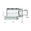Axialer Halter für Vierkant-Werkzeughalter C5-ASHR.20.098 Produktbild img2 S