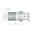 Dormer Pramet Gewindeschneid-Schnellwechselfutter mit Längenausgleich C-QTCC Produktbild img2 S