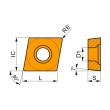 Drehwendeschneidplatte - Positiv CCMT 060202E-FF2:T9325 Produktbild img2 S