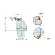 Dormer Pramet Klemmhalter mit Polygonkupplung ISO D - Extern C.-DDUN(RL) EXT Produktbild img4 S
