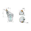 Dormer Pramet Klemmhalter mit Polygonkupplung ISO D - Extern C.-DVJN(RL) EXT Produktbild img4 S