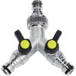 EWU Aqua 2-Wege-Y-Verteiler verchromt Produktbild img2 S