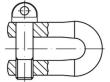 Reyher DIN 82101 Stahl Form A galvanisch verzinkt Schäkel, geschmiedet Produktbild img2 S