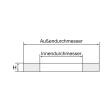 RIEGLER Dichtring aus Aluminium, für Gewinde G 1/2, VPE 100 Stk. Produktbild img2 S