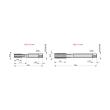 Handgewindebohrer mit gerader Spannut, ISO-Norm, Metrisch-fein E559M12X1.5NO3 Produktbild img3 S