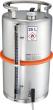 asecos Sicherheitstandgefäß, matter Edelstahl 1.4571, Inhalt 25,00Liter, Maße 315x315x530 mm Produktbild img1 S