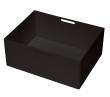 asecos Einlegewanne für Auszugswannen Entsorgung für für Sicherheitsschränke S90/Q90, PP Schwarz oder Weiß, Maße 321x421x175 mm Produktbild img1 S