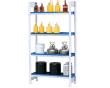 asecos Gefahrstoffregal (Grundregal) RWW 1044, verzinkter Stahl, Maße 1060x437x2000 mm Produktbild img1 S