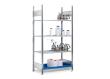 asecos Gefahrstoffregal (Grundregal) REG 1044, verzinkter Stahl, Maße 1060x437x2000 mm Produktbild img1 S