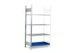 asecos Gefahrstoffregal (Anbauregal) REG 1044, verzinkter Stahl, Maße 1012x437x2000 mm Produktbild img1 S