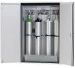 asecos Druckgasflaschenschrank G90.205.140 in Laborweiß (ähnl. RAL 9016), Flügeltüren, 1x Komfortinneneinrichtung Druckgasflaschen (Stahlblech) Produktbild
