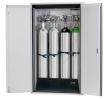 asecos Druckgasflaschenschrank G90.205.120 in Lichtgrau, Flügeltüren, 1x Komfortinneneinrichtung Druckgasflaschen (Stahlblech) Produktbild