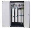 asecos Druckgasflaschenschrank G90.205.120 in Laborweiß (ähnl. RAL 9016), Flügeltüren, 1x Standardinneneinrichtung Druckgasflaschen (Stahlblech) Produktbild
