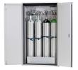 asecos Druckgasflaschenschrank G90.205.120 in Laborweiß (ähnl. RAL 9016), Flügeltüren, 1x Komfortinneneinrichtung Druckgasflaschen (Stahlblech) Produktbild