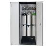 asecos Druckgasflaschenschrank G90.205.090 in Laborweiß (ähnl. RAL 9016), Flügeltüren, 1x Standardinneneinrichtung Druckgasflaschen (Stahlblech) Produktbild