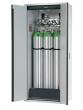 asecos Druckgasflaschenschrank G30.205.090 in Lichtgrau, Flügeltüren, 1x Standardinneneinrichtung Druckgasflaschen (Stahlblech) Produktbild img1 S