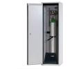 Druckgasflaschenschrank G90.205.060 in Lichtgrau, Flügeltür, 1x Standardinneneinrichtung Druckgasflaschen (Stahlblech) Produktbild img1 S