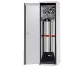 Druckgasflaschenschrank G90.205.060.2F in Lichtgrau, Flügeltür, 1x Standardinneneinrichtung Druckgasflaschen (Stahlblech) Produktbild