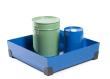 asecos Kleingebindewanne, pulverbeschichteter Stahl Blau, für Kleingebinde, Maße 774x774x200 mm Produktbild img1 S