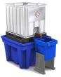 asecos Vorsatzbehälter für IBC Stationen, PE, Maße 605x785 mm Produktbild img1 S