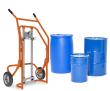 asecos Fasskarre, pulverbeschichteter Stahl orange, Maße 855x510x1405 mm Produktbild img1 S