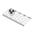asecos Flaschengestell für für Sicherheitsschränke UB90/UB30, pulverbeschichtetes Stahlblech Lichtgrau RAL 7035, Breite 590, 1100 u.1400 mm Produktbild