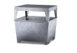 asecos KTC/IBC-Station mit Abfüllbock, verzinkter Stahl, für 1 x 1000-L-IBC, Maße 1300x1120x1493 mm Produktbild img1 S