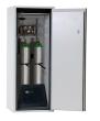 asecos Druckgasflaschenschrank G90.145.060.R in Lichtgrau, Flügeltür, 1x Standardinneneinrichtung Druckgasflaschen (Stahlblech) Produktbild