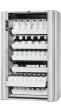 asecos Sicherheitsschrank S90.196.120.FDAO in Lichtgrau, automatische Falttüren, 6x Auszugswanne (Edelstahl) Produktbild
