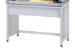 asecos Untergestell für stehende Tätigkeiten mit Verblendung für Gefahrstoffarbeitsplatz Lichtgrau RAL 7035, Maße 1200x750x865 mm Produktbild img1 S