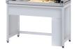 asecos Untergestell für stehende Tätigkeiten mit Verblendung für Gefahrstoffarbeitsplatz Lichtgrau RAL 7035, Maße 1200x750x865 mm Produktbild img1 S