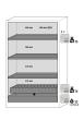 Sicherheitsschrank Q90.195.120.WDAC in Anthrazitgrau, Flügeltüren in Lichtgrau, 3x Fachboden und Lochblech (Stahlblech) Produktbild img3 S