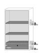 asecos Sicherheitsschrank S-PHOENIX-90 FDAS BxTxH(mm) 1196x616x1968 Produktbild img2 S