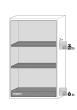 asecos Sicherheitsschrank S-CLASSIC-90 WD BxTxH(mm) 1196x616x1968 Produktbild img2 S
