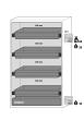 asecos Sicherheitsschrank S90.196.120.FDAO in Lichtgrau, automatische Falttüren, 4x Auszugswanne (Stahlblech) Produktbild img2 S