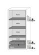 asecos Sicherheitsschrank S90.196.090.WDAS in Lichtgrau, 3x Fachboden und Lochblech (Stahlblech) Produktbild img3 S
