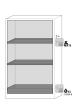 asecos Sicherheitsschrank Q-PHOENIX-90 FD BxTxH(mm) 1193x615x1953 Produktbild img2 S