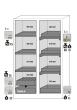 asecos Sicherheitsschrank Q-CLASSIC-90 MV.WD BxTxH(mm) 1193x615x1953 Produktbild img3 S