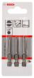 Bosch Schrauberbit Extra-Hart S 0,5 x 3,0, 49 mm, 3er-Pack Produktbild img2 S