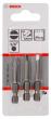 Bosch Schrauberbit Extra-Hart S 0,5 x 4,0, 49 mm, 3er-Pack Produktbild img2 S