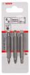 Bosch Doppelklingenbit-Set, 3-teilig, S0,6x4,5, PZ1, S0,8x5,5, PZ2, S1,2x6,5, PZ3,60mm Produktbild img2 S