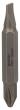 Bosch Doppelklingenbit, S 1,0 x 5,5, PH2, 45 mm Produktbild img1 S