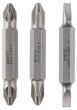 Bosch Doppelklingenbit-Set, 3-teilig, S0,6x4,0, S0,6x4,0, PH2, PH2, PZ2, PZ2, 45 mm Produktbild img1 S