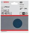 Bosch Schleifblatt F550, Expert for Metal, 115 mm, 120, ungelocht, Klett, 5er-Pack Produktbild img2 S