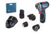 Bosch Akku-Bohrschrauber GSR 12V-15 FC, 2 x Akku GBA 12V 2.0Ah, 3 Aufsätze Produktbild