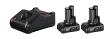 Bosch Starter-Set 2 x GBA 12V 6.0Ah + GAL 12V-40 Produktbild img1 S