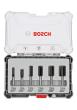 Bosch Fräser-Set, 6-teiliges Nutfräser-Set, 6-mm-Schaft Produktbild img1 S