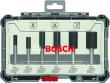 Bosch Fräser-Set, 6-teiliges Nutfräser-Set, 1/4-Zoll Schaft Produktbild img1 S